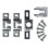 (Method B (10 Packs)) Springlock Anti-Theft Picture Frame Hanging System 5