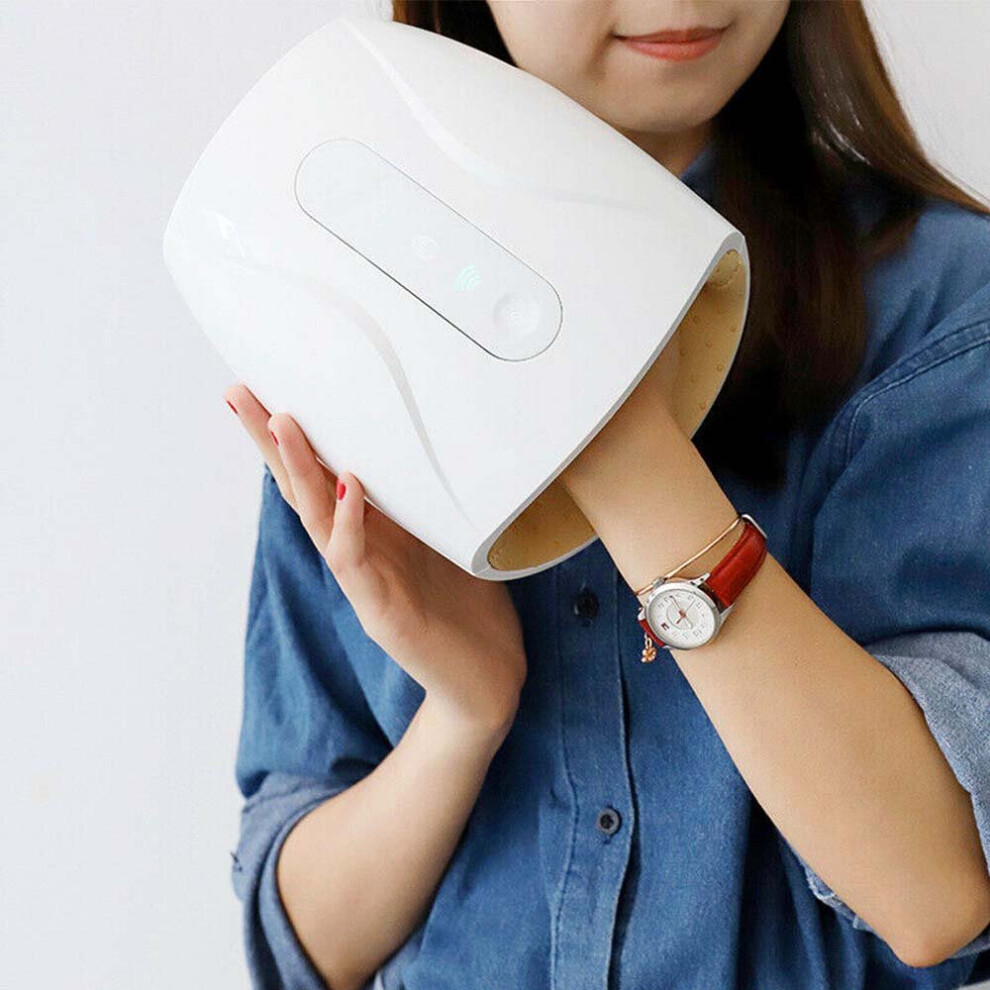 Hand Palm Massager Air Compression Heated Finger Apparatus Physiother