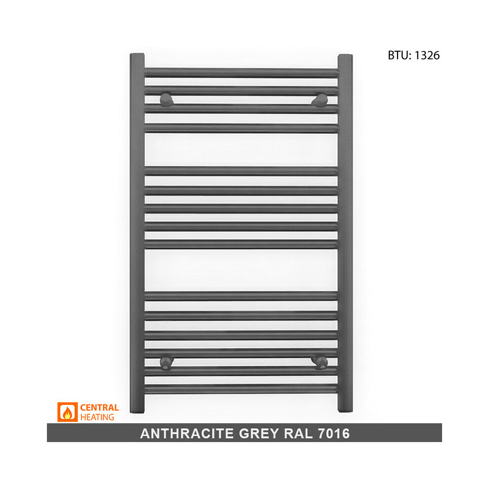 MyHomeware Clamp Brackets for Heated Towel Rail Radiators Flat & Curved (Black, 25mm Tube Width) - Image 2