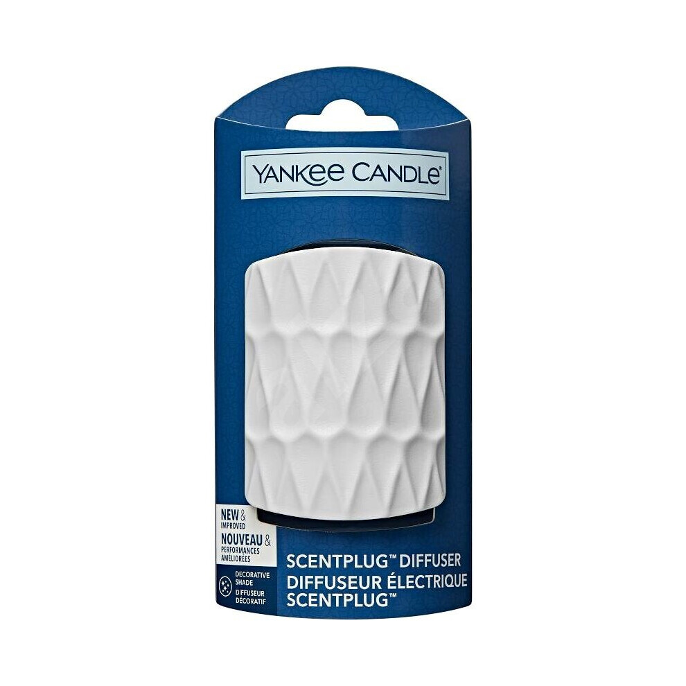 (Organic Pattern ( White)) Yankee Candle - Scent Plug Diffuser Base Unit
