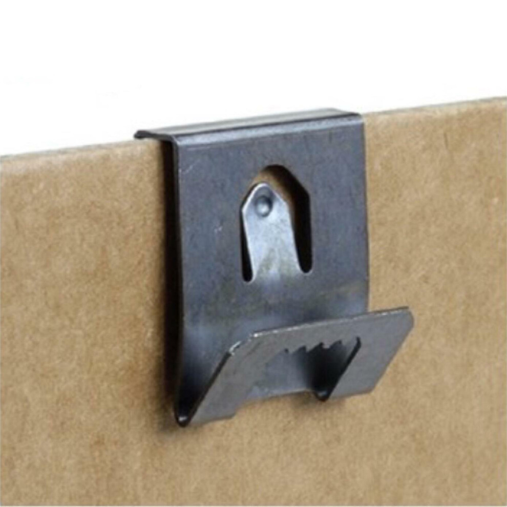 (20) Clip Over Sawtooth Frame Hanger 2-3Mm Board Picture Photo Hanging 636983967988
