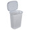 URBN Living (Grey) 60 Litre Plastic Washing Laundry Basket With Lid 1