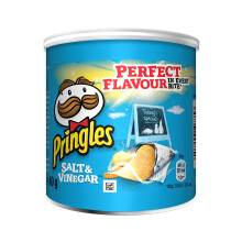Pringles Salt & Vinegar Crisps - 12x40g