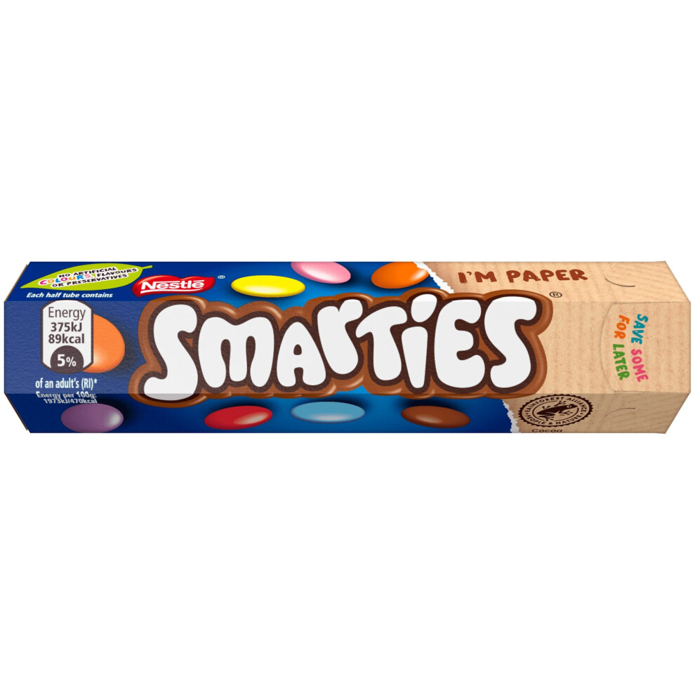 Nestle Chocolate Smarties Hexatubes - 1x24x38g