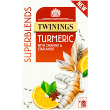 Twinings Superblends Turmeric Enveloped Tea Bags - 4x20