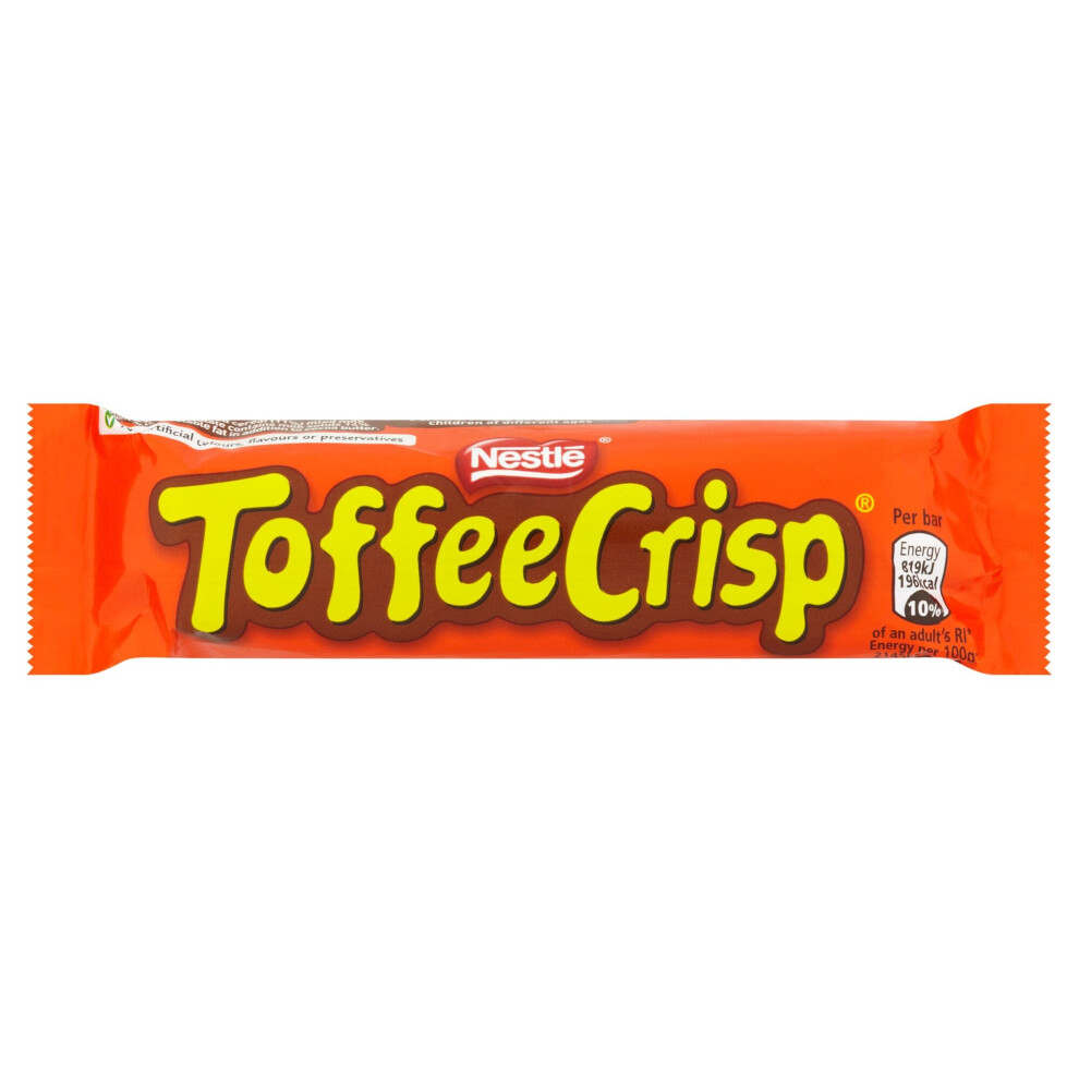 Nestle Toffee Crisp Chocolate Bars - 24x38g