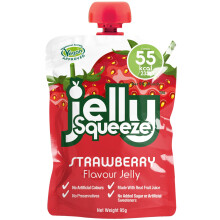 Fruitypot Strawberry Jelly Squeeze Pouches - 16x95g