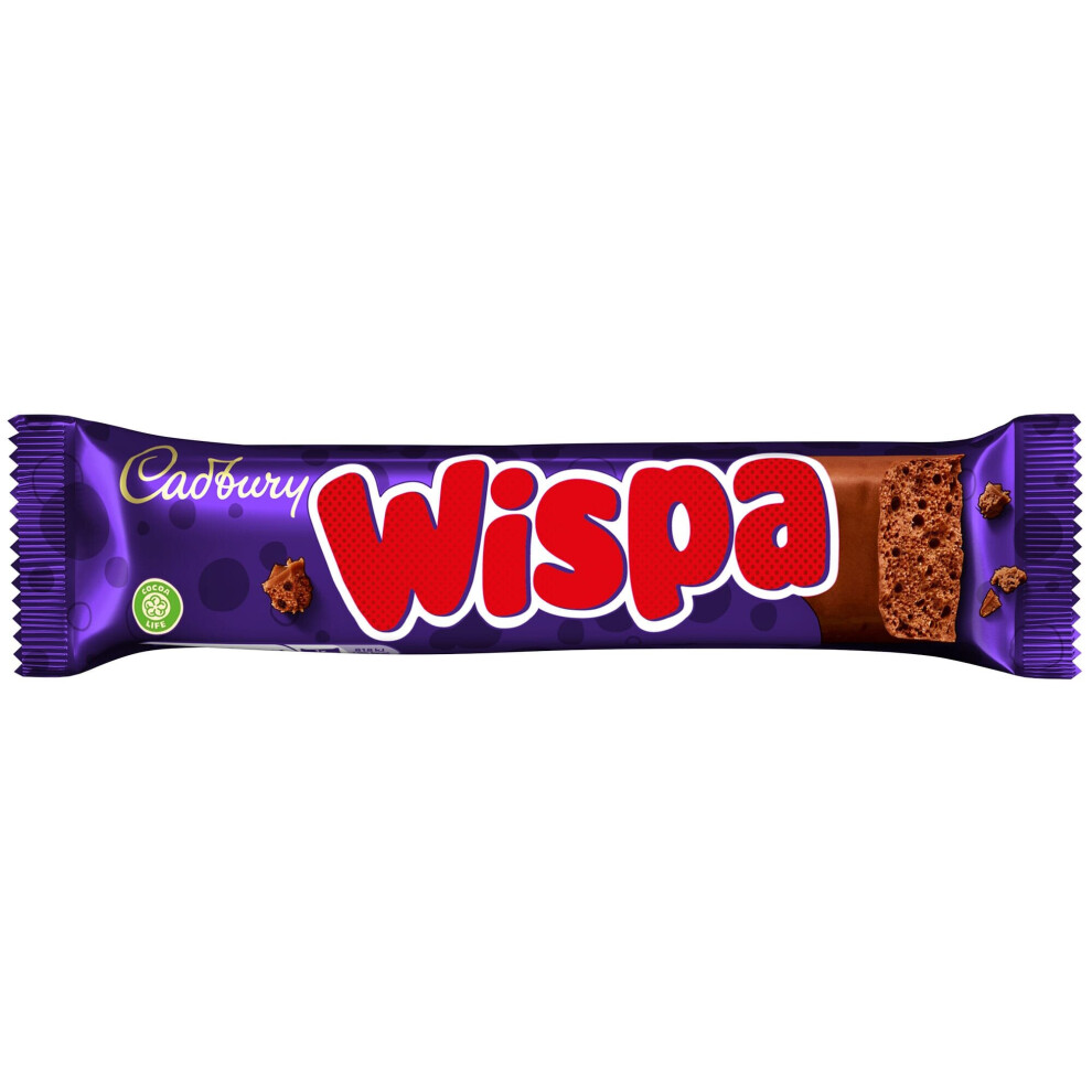 Cadbury Wispa Chocolate Bars - 48X36g
