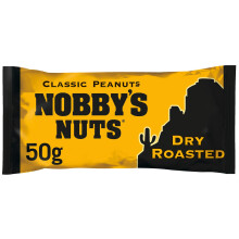 Nobby's Nuts Classic Dry Roasted Peanuts Pub Card - 1x24x50g