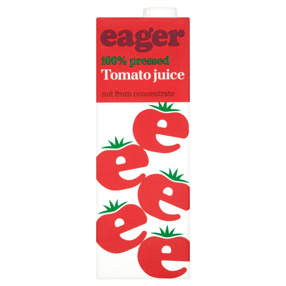 Eager Tomato Juice - 8x1ltr