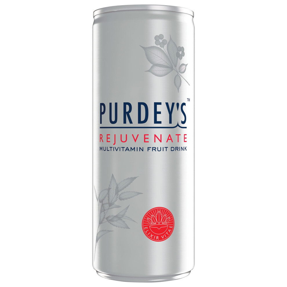 Purdeys Rejuvenate Multivitamin Fruit Drink Cans - 12x250ml