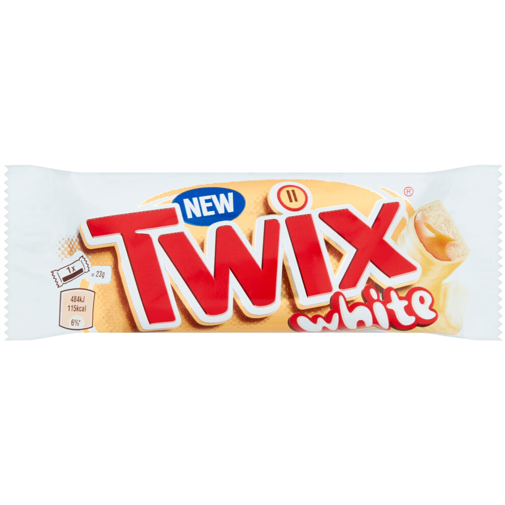 Mars Twix White Chocolate Bars - 20X46g