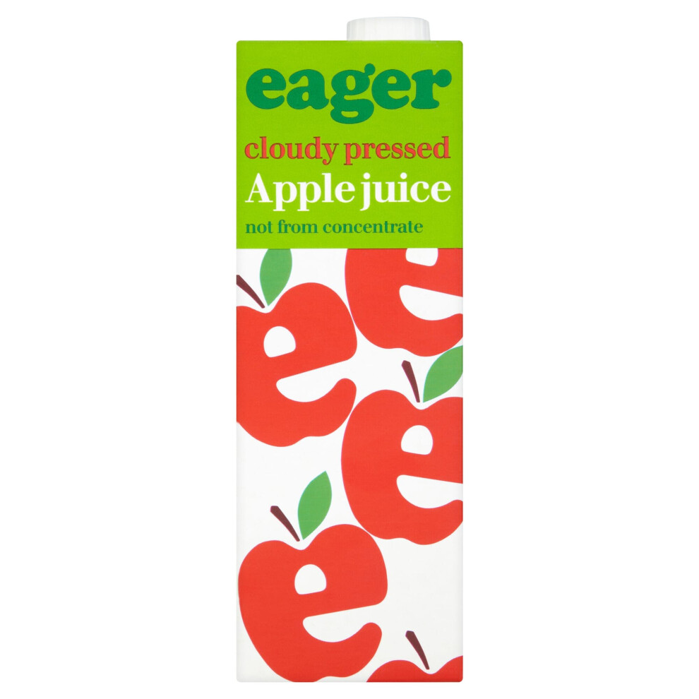 Eager Cloudy Apple Juice - 8x1ltr