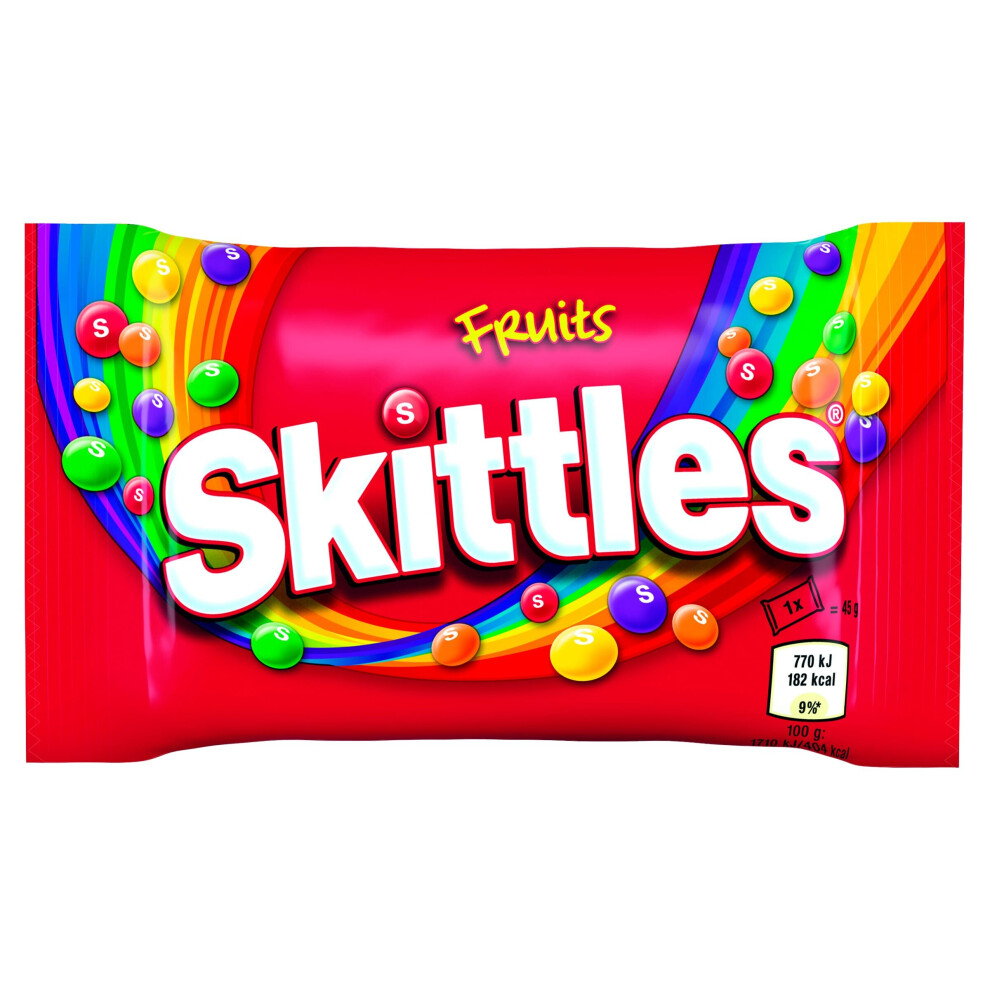 Skittles Chewy Sweets Fruit Flavoured Bag 45g (Pack of 36) - Image 4