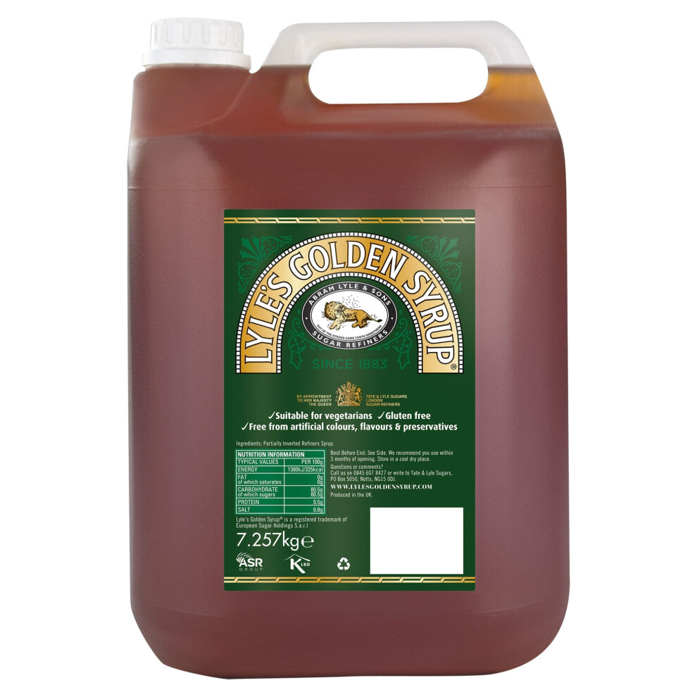 Lyle's Syrup - 1X7.26kg Golden