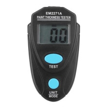 EM2271A Digital Fe/NFe 0.00-2.20mm Thickness Gauge Coating Meter For Car Meter Manual Portable Mini Paint Tester LCD Display Thickness Measurement Too