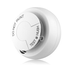 Alarm System for Home Hotel Warehouse Factory Security [Temperature & Flashing Alarm,High Sensitivity] Wireless Smoke Fire Detector Carbon Monoxid