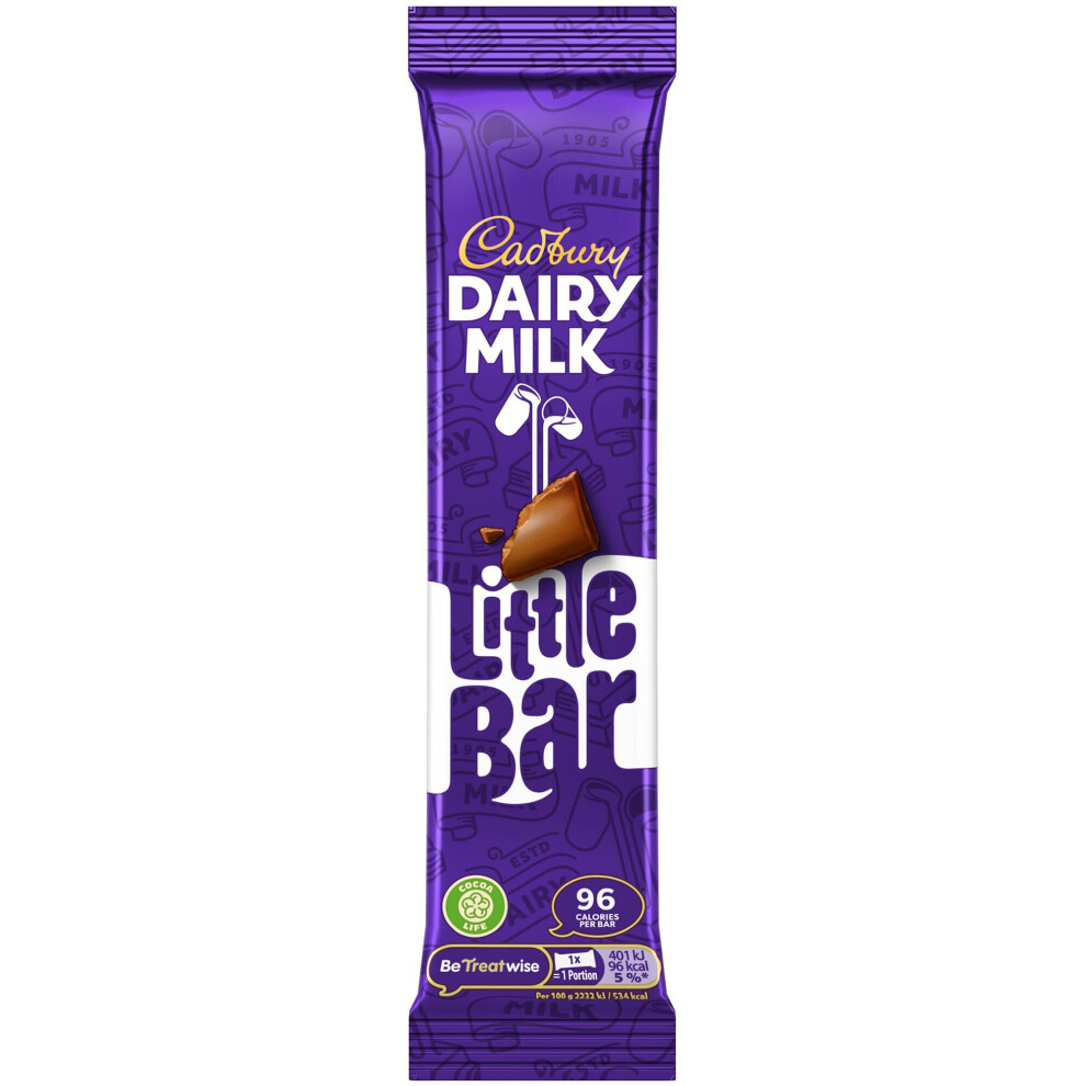 Cadbury Dairy Milk Little Chocolate Bars - 60x18g