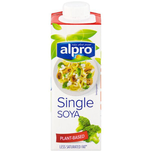 ALPRO Alpro Single Cream Soya Alternative - 15x250ml