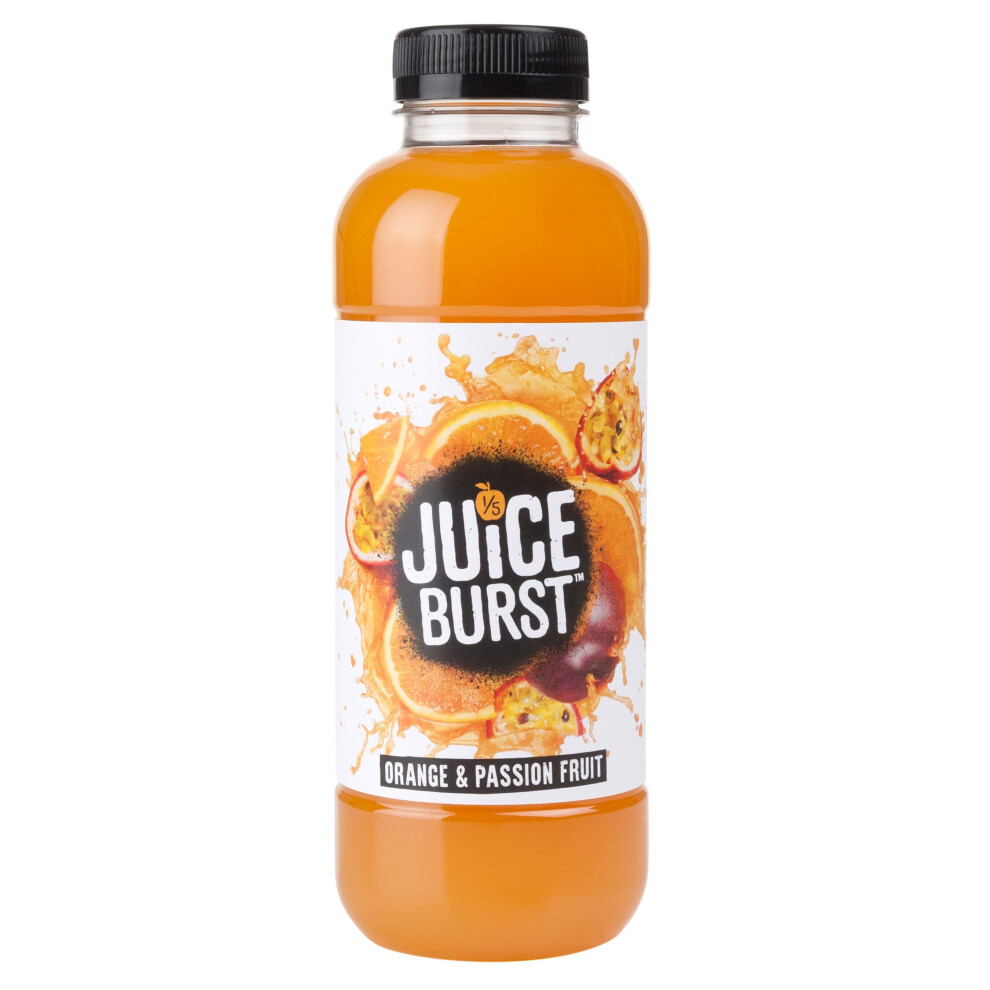 Juice Burst And Passion Fruit Juice Drinks - 12X500ml Orange
