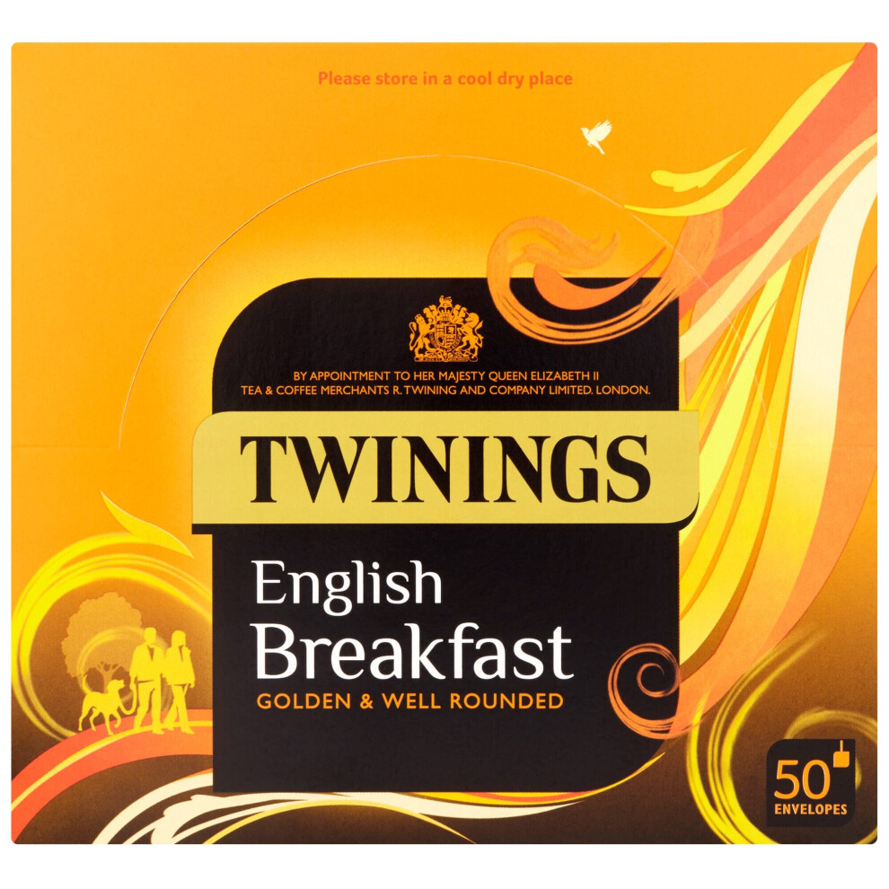 Twinings English Breakfast Tea Envelopes (Pack 50) F14556OP