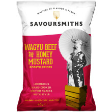 Savoursmiths Wagyu Beef with Honey Mustard Crisps - 24x40g