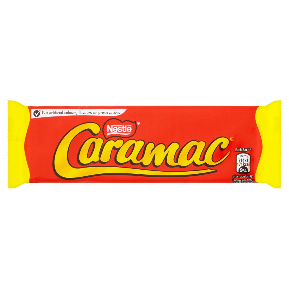 Nestle Caramac Chocolate Bars - 48x30g