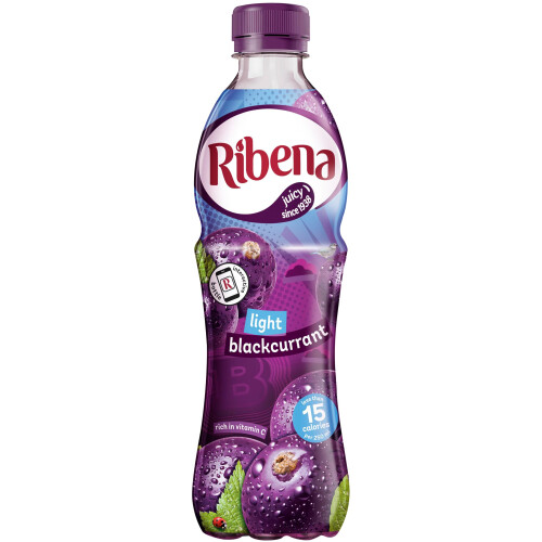 Ribena Ribena Light Blackcurrant Drink - 12x500ml