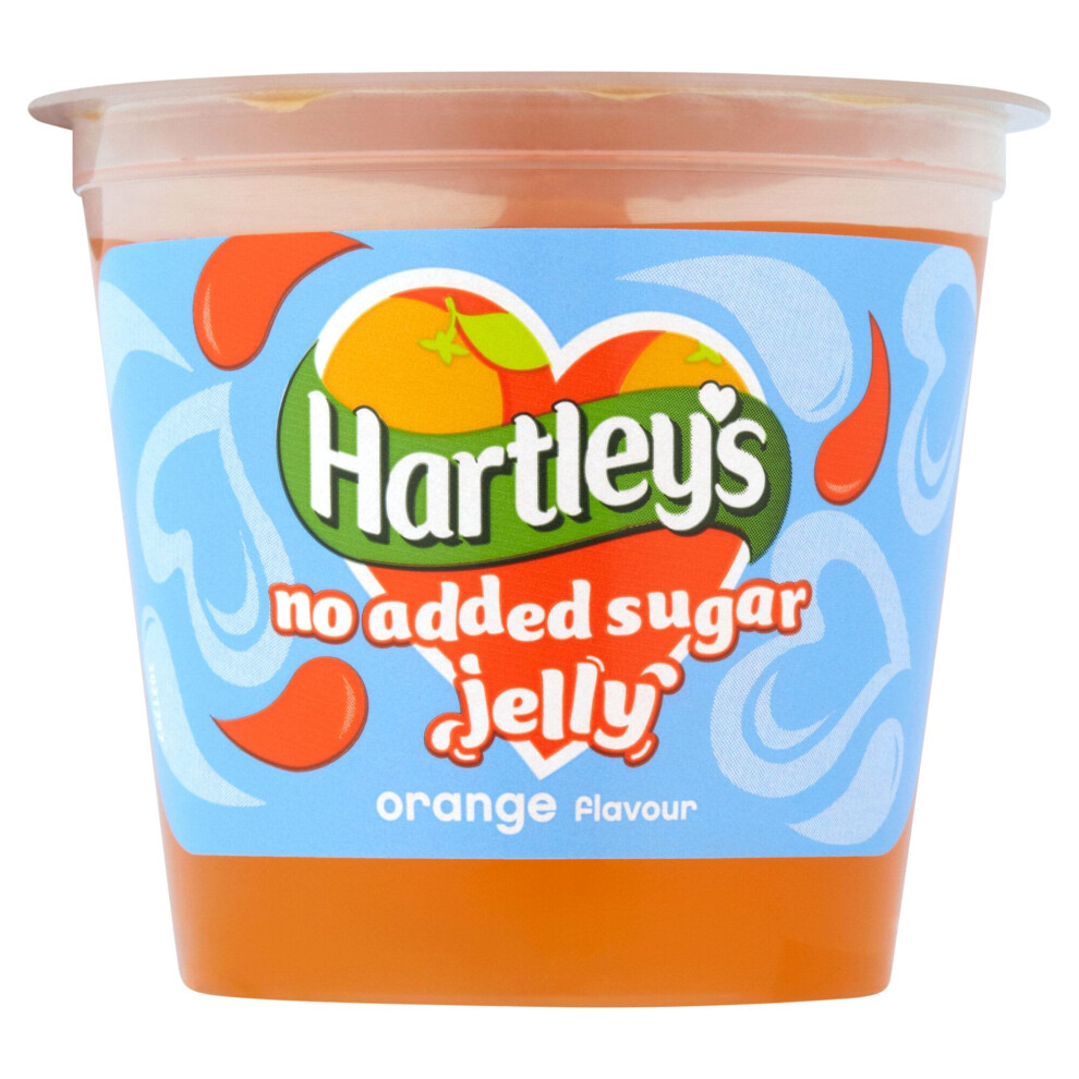 Hartleys No Added Sugar Orange Jelly Pots - 12x115g