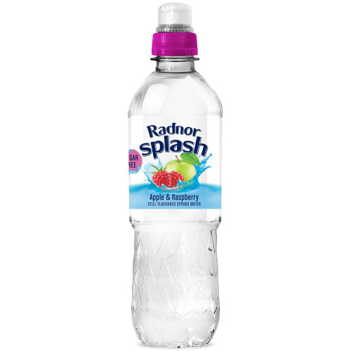 Radnor Splash Apple & Raspberry Flavoured Water - 24x500ml