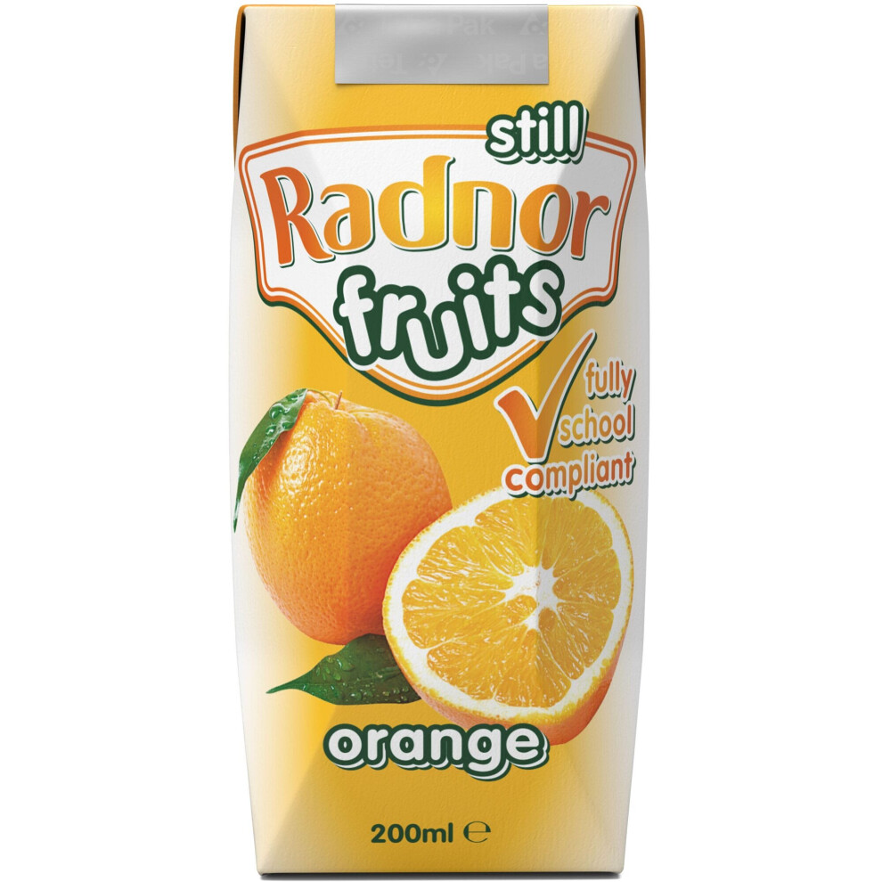 Radnor Fruits Orange Fruits Cartons - 24x200ml