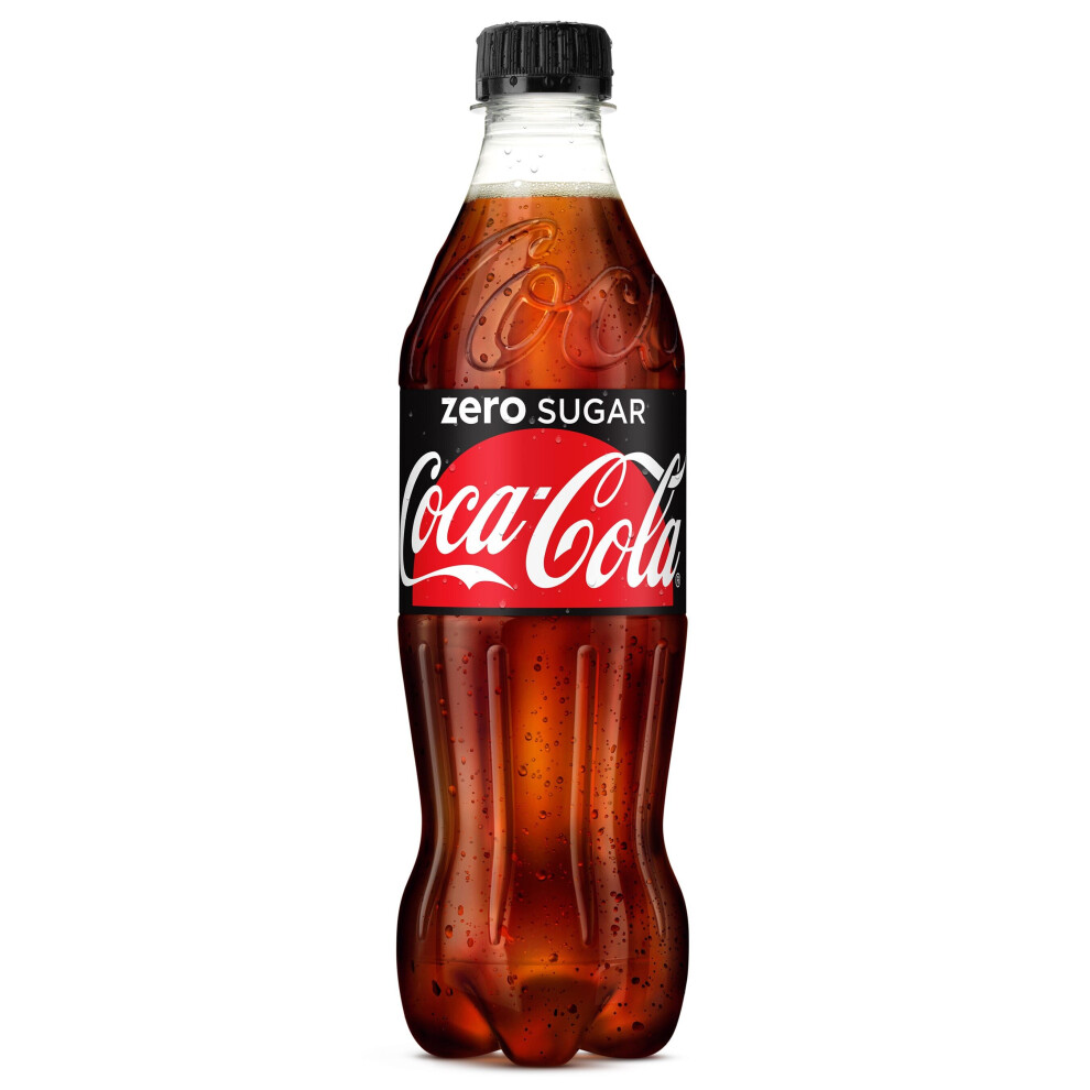 Coca Cola Coca-Cola Zero Sugar 12X500ml Bottles - Sparkling, Low-Calorie Soft Drink
