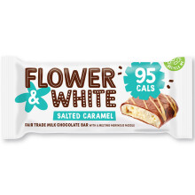 Flower & White Gluten Free Salted Caramel Meringue Bars - 12x20g