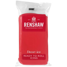Renshaw Poppy Red Ready to Roll Fondant Icing - 1x500g
