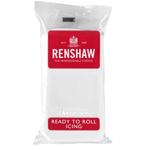 Renshaw White Ready to Roll Fondant Icing - 1x500g