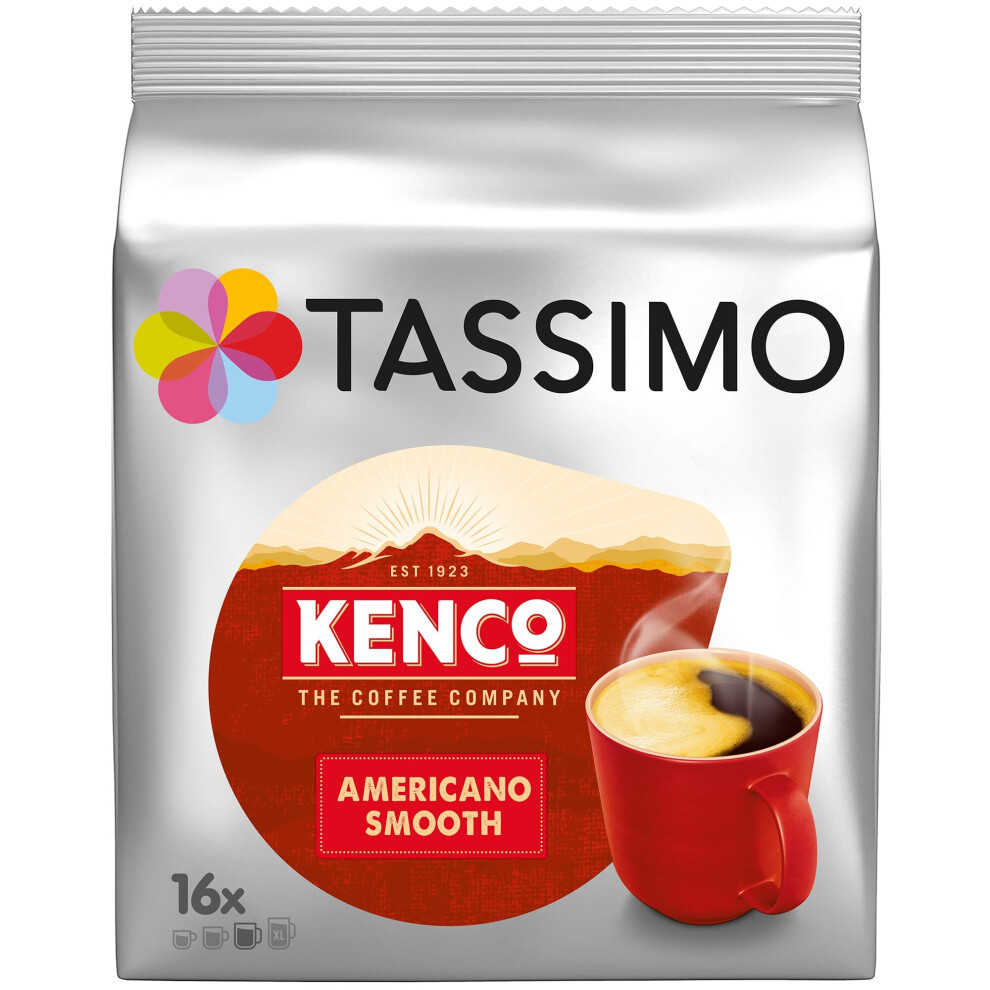 Kenco Tassimo Americano Smooth Coffee - 5x16x128g