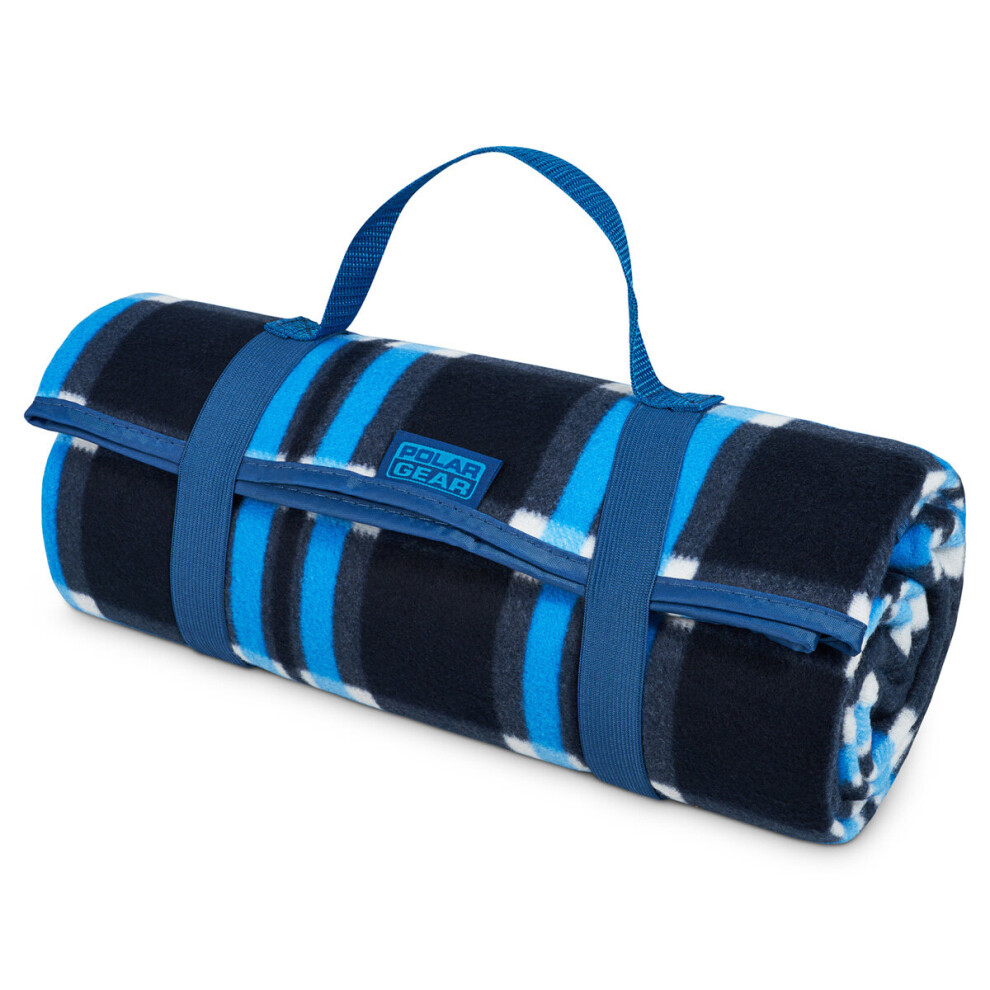 Polar Gear Active Picnic Rug, Navy Check