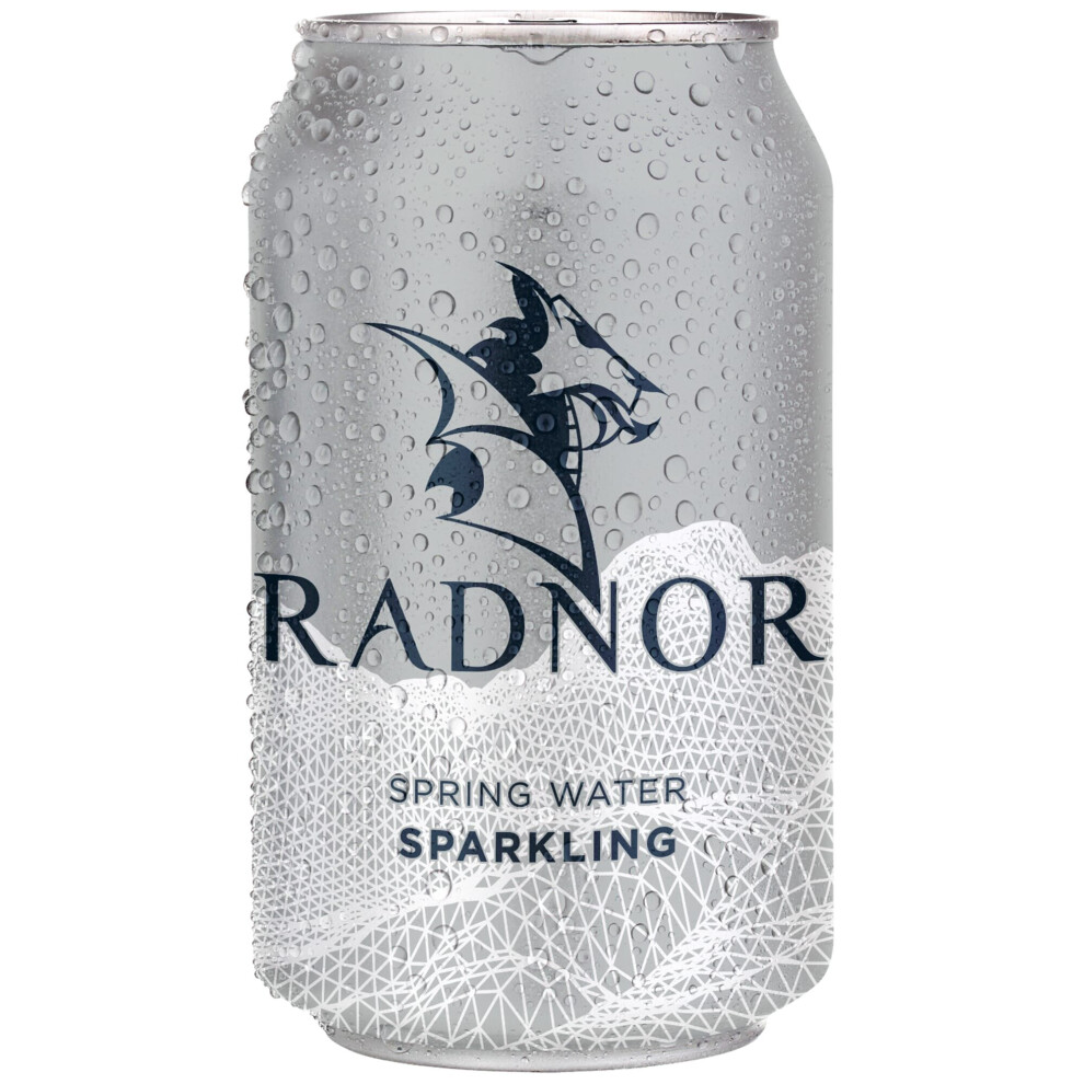 Radnor Hills Sparkling Spring Water Cans - 24x330ml