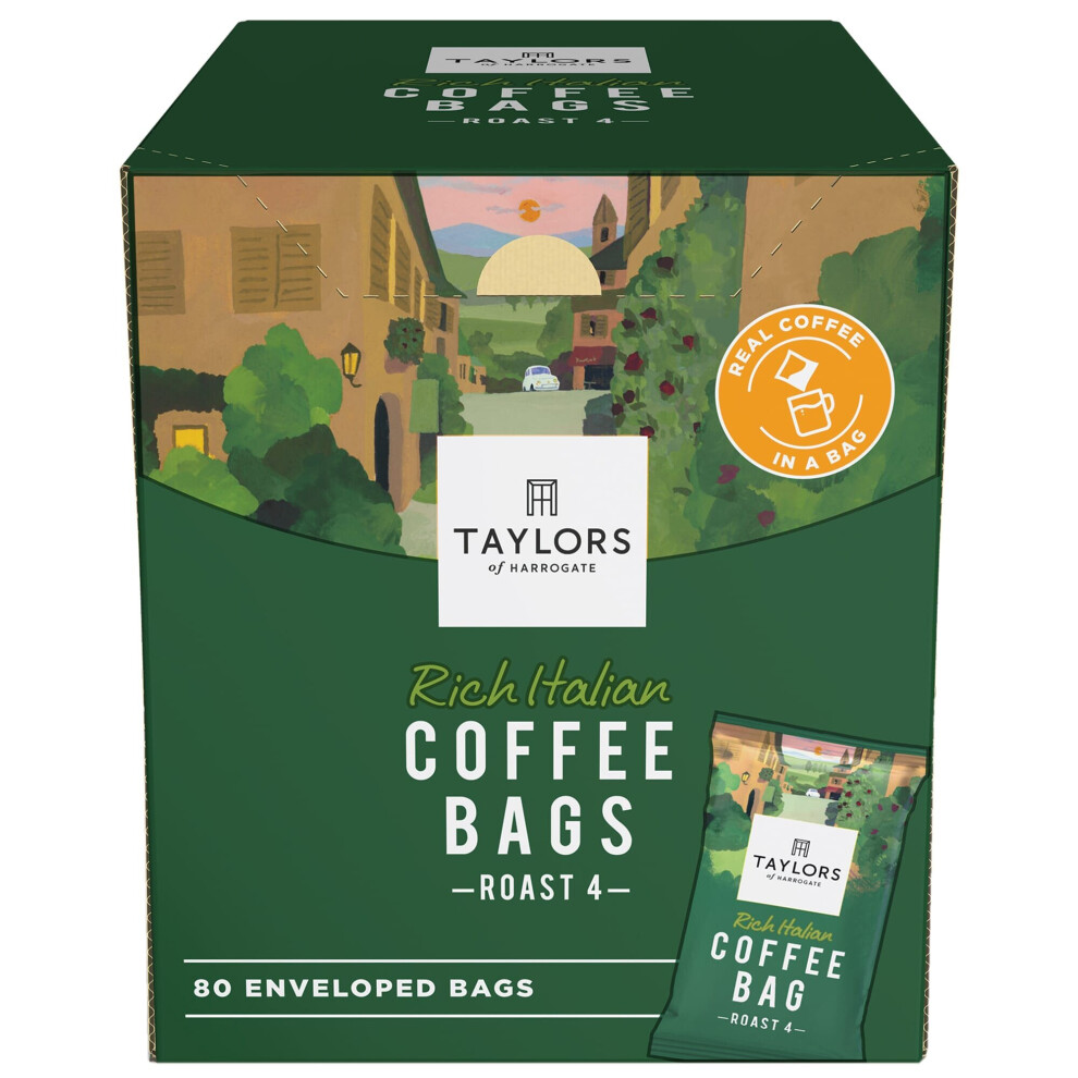 Taylors Of Harrogate Rich Italian Enveloped Coffee Bags - 1X80