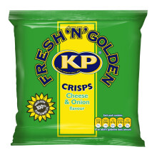 KP Cheese and Onion Crisps - 48x25g