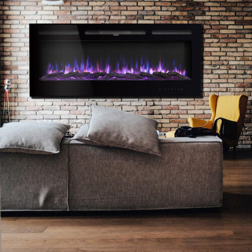 Living And Home Living & Home 60" LED Electric Fireplace 1