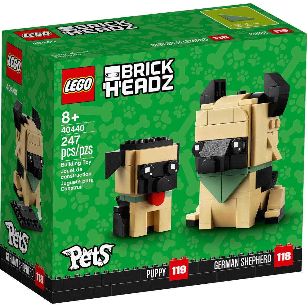 Lego Brickheadz Puppy & German Shepherd Set 40440