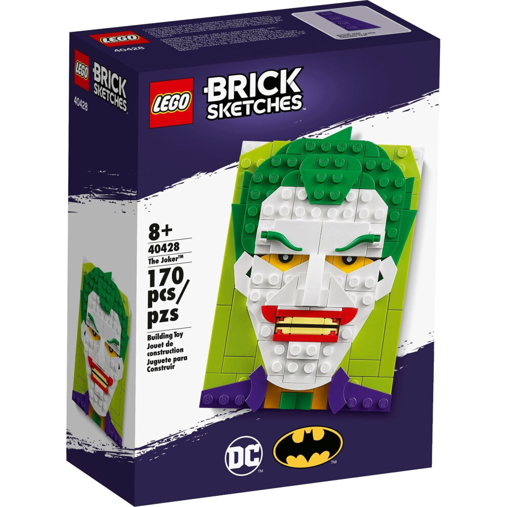 LEGO Brick Sketches Super Heroes The Joker Set 40428