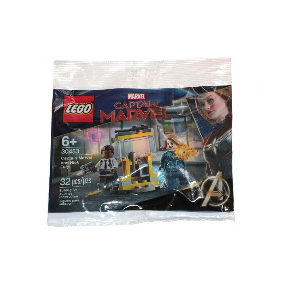 Lego Marvel Super Heroes Captain Marvel And Nick Fury 30453 Polybag