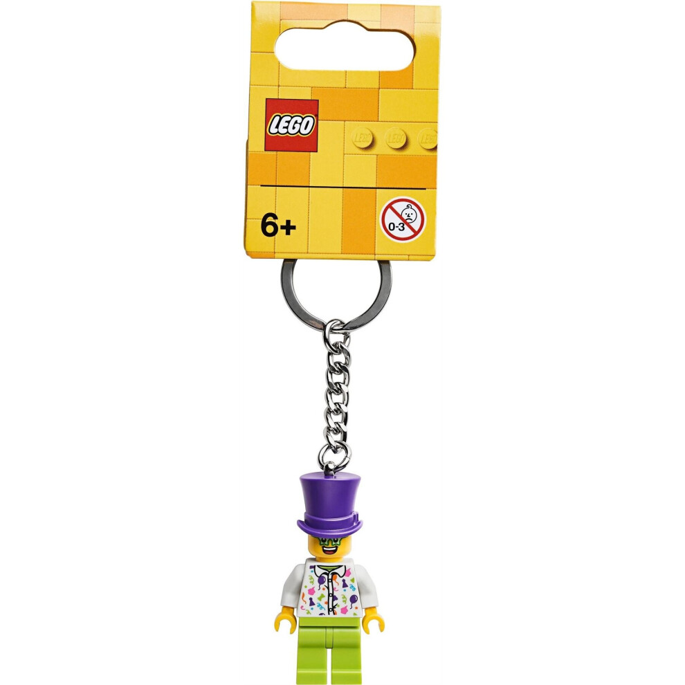 LEGO Classic  Birthday Party Guy Minifigure Keyring 854066