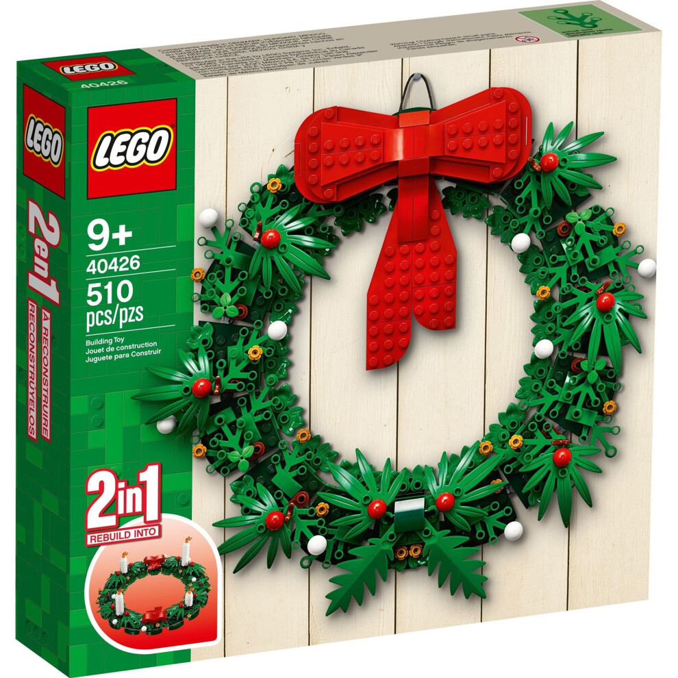 LEGO Seasonal Christmas Wreath 2-in-1  40426