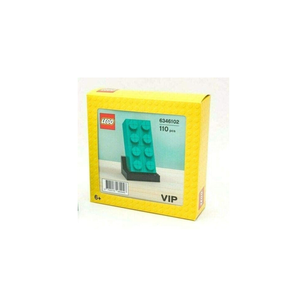 Lego Buildable 2 X 4 Teal Brick 6346102