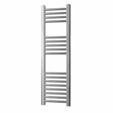 Greened House 300mm wide x 1000mm high Chrome Flat Central Heating Towel Rail Designer Straight Towel radiator