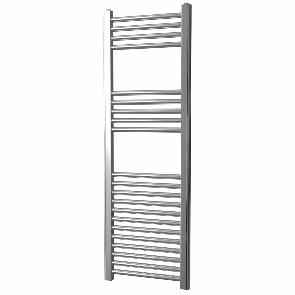Photos - Radiator Greened House 400mm wide x 1200mm high Chrome Flat Central Heating Towel Rail Designer Straight Towel  CS412