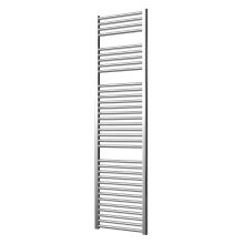 Extra High Heat Output Chrome Central Heating Towel Rail 500 x 1800mm Curved Bathroom Radiator Heater